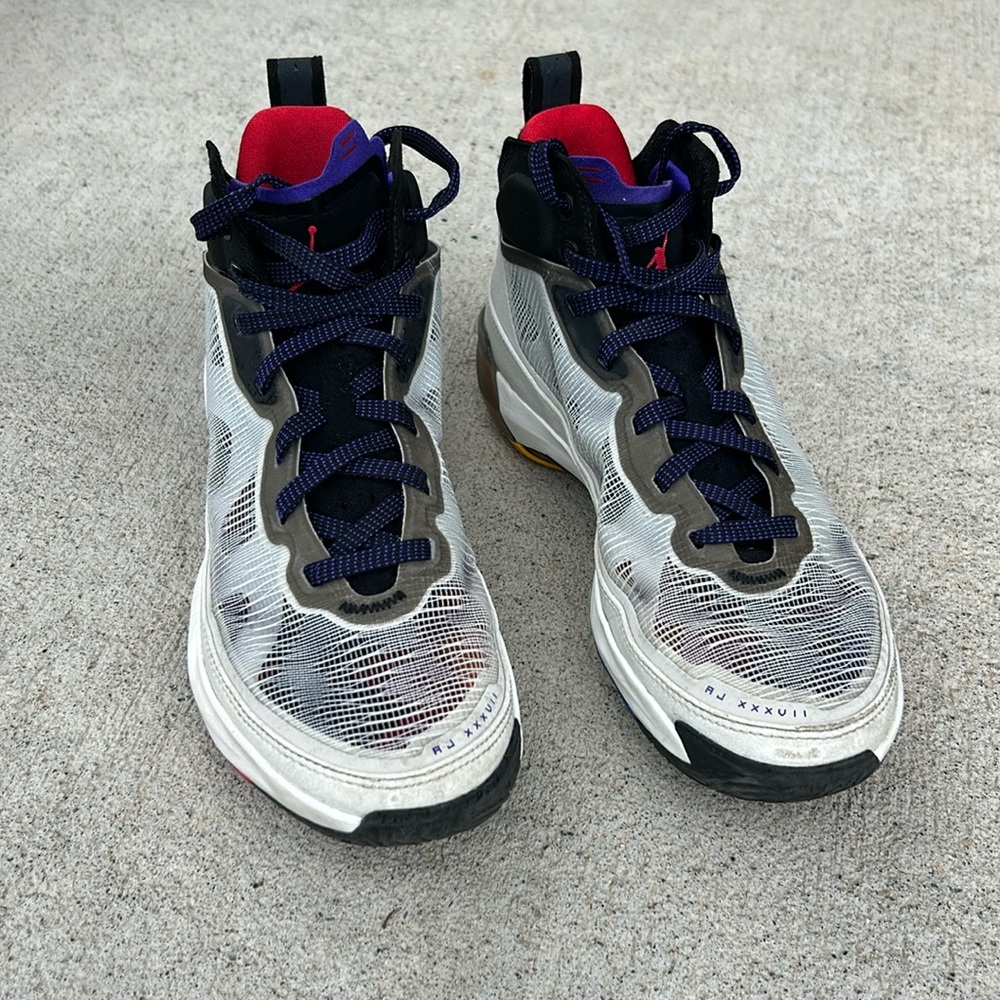 Jordan Athletic Shoes - Black, White, Red, Purple